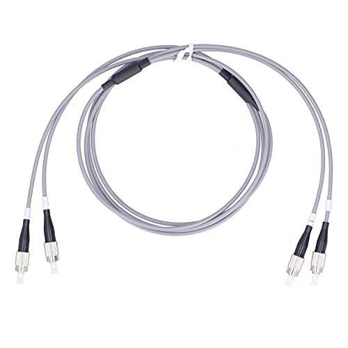 Qotolite Optical Faser gepanzerte Patchkabel Multi-Mode-Kabel FC UPC-FC UPC Grau für gefährliche Bereiche (3meter / 9.8ft) von Qotolite