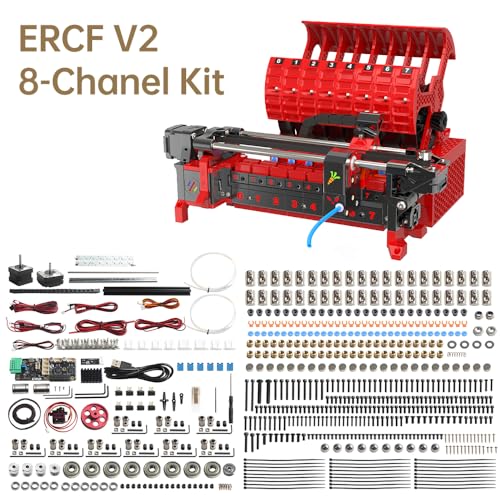 Qotolith 12 Kanal Multi -Color 3D -Drucker -Filament -Switcher, automatisches Filamentladen, Stecker und Spieleinbau für 2.4 Switchwire (8) von Qotolite