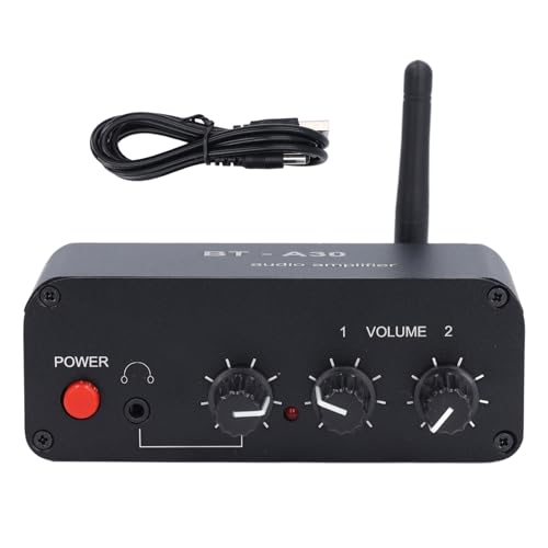Qotolith Bluetooth 5.2 Audioverstärker, HiFi Wireless DAC -Empfänger, 20 dB Gain Boost, für Turntables Headphones Lautsprecher Home Studio von Qotolite