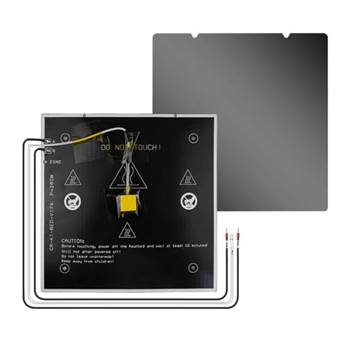 Qotolith K1 K1C beheiztes Bett Upgrade, 280 -W -Aluminium -PEI -Platte, schnelle Erwärmung, sogar Wärme und Verringerung der Verringerung, für 3D -Druckerbenutzer (2) von Qotolite