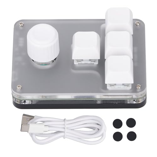 Qotolith RGB Mechanische Tastatur, anpassbare Tasten, Blaue Switches, Mediensteuerung und Geräteschaltung, robuste ABS -Acryl für Spieler und Bürogebrauch Qotolith RGB Mechanische Tastatur, anpassbare Tasten, Blaue Switches, Mediensteuerung und Geräteschaltung, robuste ABS -Acryl für Spieler und Bürogebrauch von Qotolite