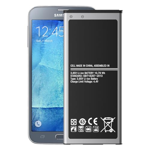 Akku für Samsung Galaxy S5 NEO ，4300mAh Ersatz Akku Kompatibel mit Samsung Galaxy S5 NEO G903F S5 LTE S5 Active S5 EB-BG903BBE(Akku-Austausch ohne NFC) von Qoutmcuy
