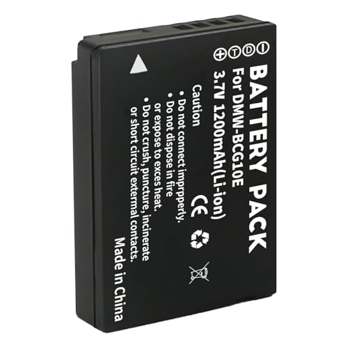 DMW-BCG10E Akku kompatibel mit Panasonic DMW-BCG10 / DMW-BCG10E 1200mAh 3,7V 3,06Wh kompatibel mit Panasonic Lumix DMC 3D1 TZ36 TZ31 TZ25 TZ22 TZ18 TZ10 TZ8 TZ7 TZ6 ZX3 ZX1 Leica V-Lux 20, V-Lux 30, V DMW-BCG10E Akku kompatibel mit Panasonic DMW-BCG10 / DMW-BCG10E 1200mAh 3,7V 3,06Wh kompatibel mit Panasonic Lumix DMC 3D1 TZ36 TZ31 TZ25 TZ22 TZ18 TZ10 TZ8 TZ7 TZ6 ZX3 ZX1 Leica V-Lux 20, V-Lux 30, V von Qoutmcuy