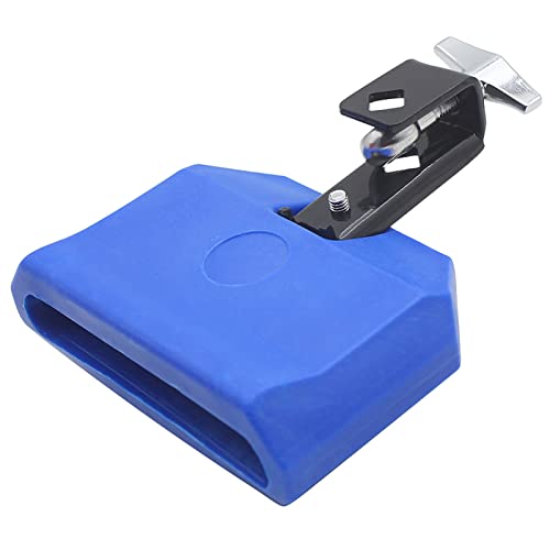 Cow Bells , Quick Release Percussion Cowbell Drum Cowbell Zwei Farben f¡§1r Drum Set f¡§1r Percussion Instruments Zubeh?r(Blau) von Qqmora