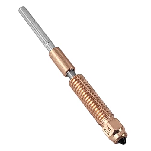 3D Drucker Düsen 0,4 mm, Robust und Einfach zu Bedienen, 3D Drucker Düsen, Schnelles Drucken, für Creality K1C Düse, für Creality K1C, K1 Max, Ender-3V3 3D Drucker (Silber) von Qquioeciuoe