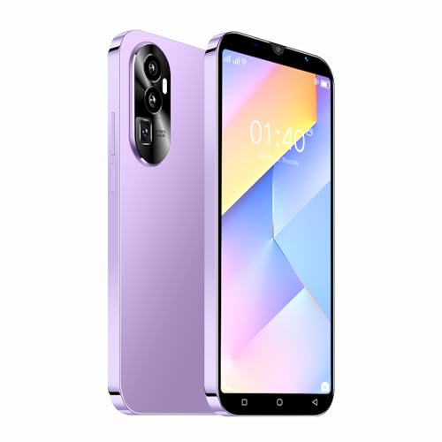 QrZrQ Rino10 Smartphone, 5,0 Zoll (12,7 cm), Dual-SIM, Quad Core 1 GB + 16 GB, Android 9.0, Dual-Kamera 5 MP + 5 MP, GPS/WiFi/Bluetooth 3G Handy (Rino10-Purple) von QrZrQ