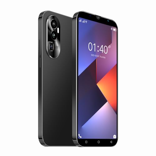 QrZrQ Rino10 Smartphone, 5,0 Zoll (12,7 cm), Dual-SIM, Quad Core 1 GB + 16 GB, Android 9.0, Dual-Kamera 5 MP + 5 MP, GPS/WiFi/Bluetooth 3G Handy (Rino10-Schwarz) von QrZrQ