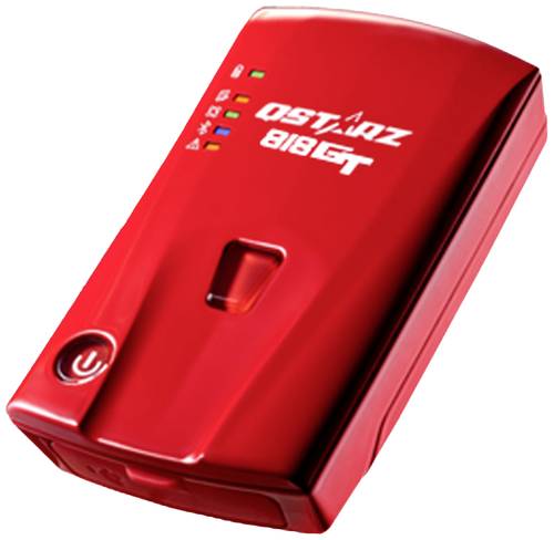 Qstarz BL-818GT GPS Empfänger Fahrzeugtracker Rot von Qstarz