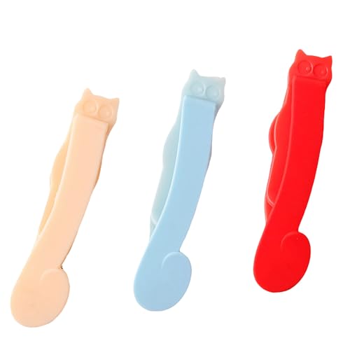 3 PCs Automatische Lesezeichen Silikon Lesezeichen Katzen Lesezeichen Clip Creative Seitenmarker Lesen Vorräte Für Lehrer von Qsvbeeqj