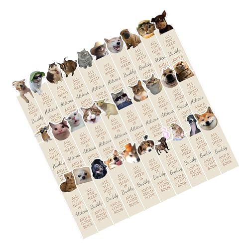 30 Blätter Inspirierende Lesezeichen Ermutigen Seitenmarker Schöne Tierbuch Marker Motivations Lesezeichen Für Lesen von Qsvbeeqj