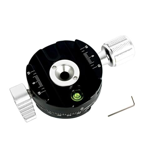 360 Panorama-Stativkopf Kamera Telefon Video Mount DSLR Einbeinstativ Adapter Schnellspanner Klemme Shoots Plate 360 Panorama-Stativkopf Kamera Telefon Video Mount DSLR Einbeinstativ Adapter Schnellspanner Klemme Shoots Plate von Qsvbeeqj