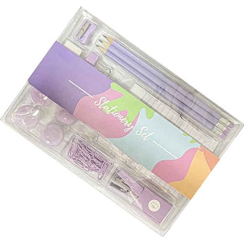Binder-Clips, Cartoon-Notizbuch, multifunktionale Büroklammern, Radiergummi, Anspitzer, Bleistifte, Schule, Bürobedarf für Lehrer Binder-Clips, Cartoon-Notizbuch, multifunktionale Büroklammern, Radiergummi, Anspitzer, Bleistifte, Schule, Bürobedarf für Lehrer von Qsvbeeqj