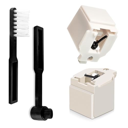 Doppel-Phonograph-Nadelkopf-Set ATN3600L Kopf genießen klaren Klang mit zwei Tonarm-Reinigungsbürsten für AT-LP60 Doppel-Phonograph-Nadelkopf-Set ATN3600L Kopf genießen klaren Klang mit zwei Tonarm-Reinigungsbürsten für AT-LP60 von Qsvbeeqj