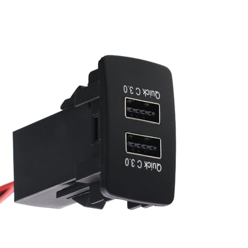 Doppel USB Auto Schnellladeadapter für Elektronik für Auto und verschiedene Fahrzeuge Doppel USB Auto Schnellladeadapter für Elektronik für Auto und verschiedene Fahrzeuge von Qsvbeeqj