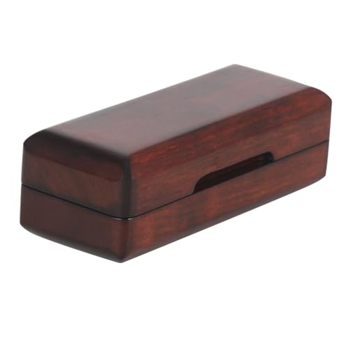 Holz-Saxophon-Mundstück-Aufbewahrungsbox, tragbares Instrumentenmundstück, Schutzbox, Flanellfutter, Mundstück-Box von Qsvbeeqj