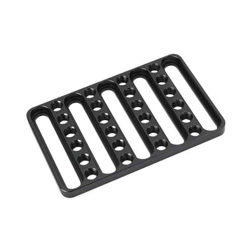 Professionelle Käseplatte Kamera-Montageplattform für DSLR-Käfige mit 6,35 mm Gewindeoption mit Schraubenschlüssel Professionelle Käseplatte Kamera-Montageplattform für DSLR-Käfige mit 6,35 mm Gewindeoption mit Schraubenschlüssel von Qsvbeeqj