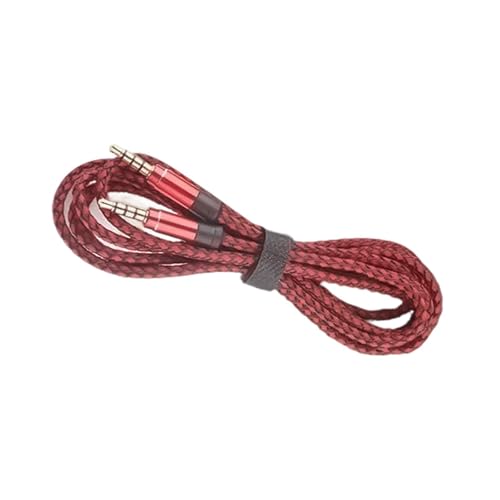 Qsvbeeqj 1 5 M Langes 3 5 Mm Kabel Mit Goldenen Steckern Und Haltbarkeit Nylon Geflochten Qsvbeeqj 1 5 M Langes 3 5 Mm Kabel Mit Goldenen Steckern Und Haltbarkeit Nylon Geflochten von Qsvbeeqj