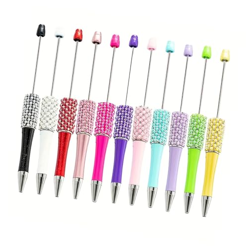 Qsvbeeqj 11 PCs Perlpoint Stift Perle Stift Glattes Schreiben Schwarzer Fabrik von Qsvbeeqj