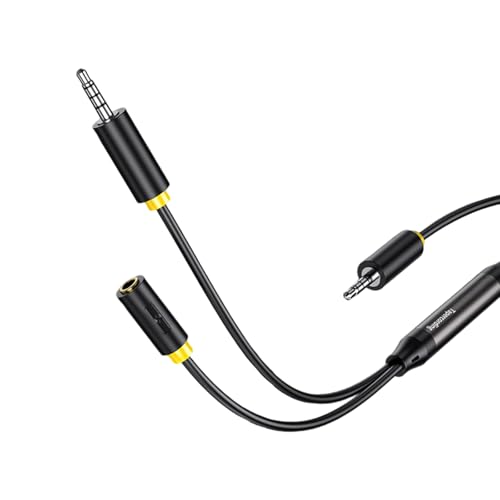 Qsvbeeqj 3 5 Mm Auditorische Kabelpaar Aufzeichnungslinie Bidirektionale Haltbarkeit Für Kopfhörer Und Telefonkompatibilität von Qsvbeeqj