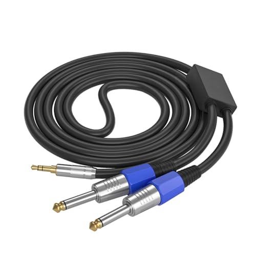 Qsvbeeqj 3 5 Mm Bis Twin 1/4 Zoll Musikadapterkabel 1/8 Bis 6 35 Mm Soundkabel Für Professionelle Musikausrüstung Qsvbeeqj 3 5 Mm Bis Twin 1/4 Zoll Musikadapterkabel 1/8 Bis 6 35 Mm Soundkabel Für Professionelle Musikausrüstung von Qsvbeeqj