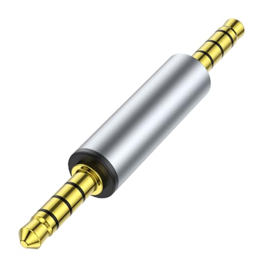 Qsvbeeqj 3 5 Mm Goldplattierter Stecker 4-Sektion 3 5 Mm Männlicher Weiblicher Stereoadapterkopf Für Verlängerte Drahtanschluss Qsvbeeqj 3 5 Mm Goldplattierter Stecker 4-Sektion 3 5 Mm Männlicher Weiblicher Stereoadapterkopf Für Verlängerte Drahtanschluss von Qsvbeeqj