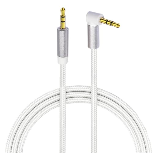 Qsvbeeqj 3-Sektion 3.5 Port Männlich Zum Männlichen Kabel 90 Grad Rechtwinkliger Gerade 3 5-mm Kabellinie Breite Kompatibilität von Qsvbeeqj