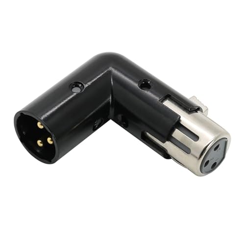Qsvbeeqj 3pin Männlich Bis Weiblicher Ellbogen Höradapter Für Mixer Und Mikrofoneverbindung Qsvbeeqj 3pin Männlich Bis Weiblicher Ellbogen Höradapter Für Mixer Und Mikrofoneverbindung von Qsvbeeqj