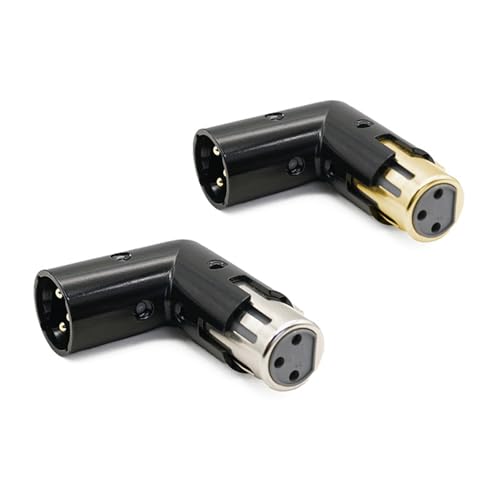 Qsvbeeqj 3pin Männlich Bis Weiblicher Ellbogen Höradapter Für Mixer Und Mikrofoneverbindung Qsvbeeqj 3pin Männlich Bis Weiblicher Ellbogen Höradapter Für Mixer Und Mikrofoneverbindung von Qsvbeeqj