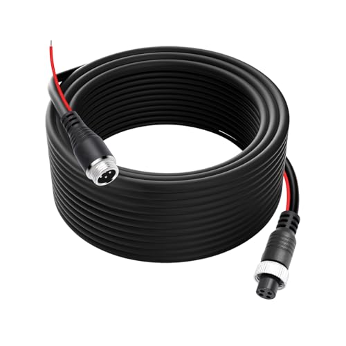 Qsvbeeqj 4Pin Aviation Plugs Video Hörweiterungskabel Für LKW Rückkehr Kamera Sicherheits CCTV Kabel von Qsvbeeqj