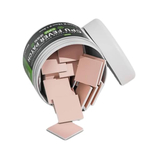 Qsvbeeqj 50 Stück Silikon-Thermo-Pad, effiziente Wärmeableitungslösung für CPUs und elektronische Geräte Qsvbeeqj 50 Stück Silikon-Thermo-Pad, effiziente Wärmeableitungslösung für CPUs und elektronische Geräte von Qsvbeeqj