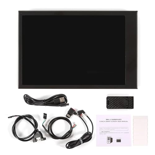 Qsvbeeqj 8,9 cm (3,5 Zoll) USB kleiner Bildschirm PC Computer Speicher Daten Monitore Computer Temperaturanzeige von Qsvbeeqj