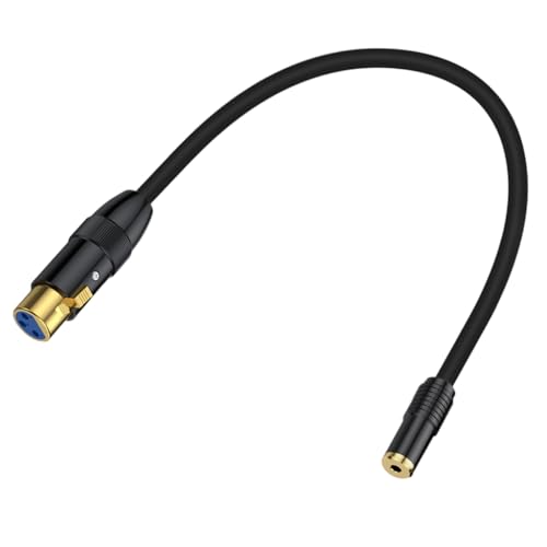 Qsvbeeqj Ausgewogene Weibliche Bis 3 5 Mm Stereo Soundkabel Bis 1/8 Weiblicher Adapter Für Professionelle Klangausrüstung Qsvbeeqj Ausgewogene Weibliche Bis 3 5 Mm Stereo Soundkabel Bis 1/8 Weiblicher Adapter Für Professionelle Klangausrüstung von Qsvbeeqj