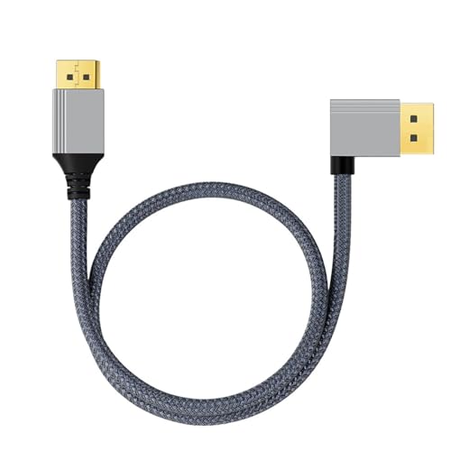 Qsvbeeqj DP1.2 Videokabel 4K 60 Hz Auflösung Gerade Zur Rechtwinkligen Verbindungsdraht Anzeigeport Verbindungslinie von Qsvbeeqj