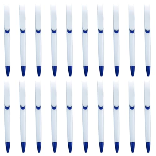 Qsvbeeqj Druckkugelschreiber mit großem Stift-Clip, für das Büro, 20 Stück Qsvbeeqj Druckkugelschreiber mit großem Stift-Clip, für das Büro, 20 Stück von Qsvbeeqj