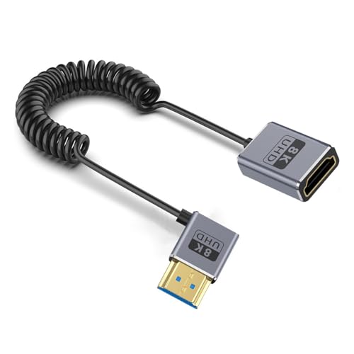 Qsvbeeqj Dünngewickelte 8K60Hz 2.1 Videokabel 48 Gbit/S Mit Federdesign Verbessert Die Flexibilität Und Langlebigkeit 70 Cm 27 56 Zoll Qsvbeeqj Dünngewickelte 8K60Hz 2.1 Videokabel 48 Gbit/S Mit Federdesign Verbessert Die Flexibilität Und Langlebigkeit 70 Cm 27 56 Zoll von Qsvbeeqj
