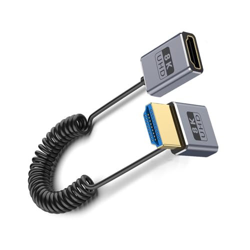 Qsvbeeqj Dünngewickelte 8K60Hz 2.1 Videokabel 48 Gbit/S Mit Federdesign Verbessert Die Flexibilität Und Langlebigkeit 70 Cm 27 56 Zoll Qsvbeeqj Dünngewickelte 8K60Hz 2.1 Videokabel 48 Gbit/S Mit Federdesign Verbessert Die Flexibilität Und Langlebigkeit 70 Cm 27 56 Zoll von Qsvbeeqj