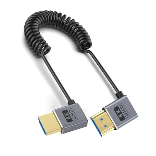 Qsvbeeqj Dünngewickelte 8K60Hz 2.1 Videokabel 48 Gbit/S Mit Federdesign Verbessert Die Flexibilität Und Langlebigkeit 70 Cm 27 56 Zoll Qsvbeeqj Dünngewickelte 8K60Hz 2.1 Videokabel 48 Gbit/S Mit Federdesign Verbessert Die Flexibilität Und Langlebigkeit 70 Cm 27 56 Zoll von Qsvbeeqj