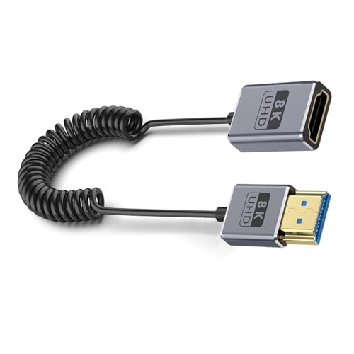 Qsvbeeqj Dünngewickelte 8K60Hz 2.1 Videokabel 48 Gbit/S Mit Federdesign Verbessert Die Flexibilität Und Langlebigkeit 70 Cm 27 56 Zoll Qsvbeeqj Dünngewickelte 8K60Hz 2.1 Videokabel 48 Gbit/S Mit Federdesign Verbessert Die Flexibilität Und Langlebigkeit 70 Cm 27 56 Zoll von Qsvbeeqj