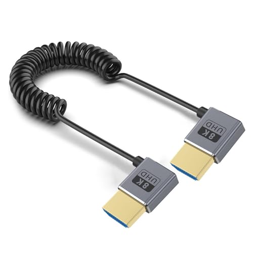 Qsvbeeqj Dünngewickelte 8K60Hz 2.1 Videokabel 48 Gbit/S Mit Federdesign Verbessert Die Flexibilität Und Langlebigkeit 70 Cm 27 56 Zoll Qsvbeeqj Dünngewickelte 8K60Hz 2.1 Videokabel 48 Gbit/S Mit Federdesign Verbessert Die Flexibilität Und Langlebigkeit 70 Cm 27 56 Zoll von Qsvbeeqj