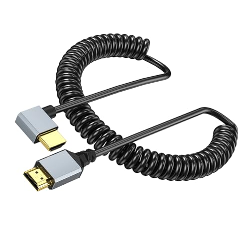 Qsvbeeqj Hochgeschwindigkeit HDTV Port 2.0 Federskabel Mit Rechtwinklem/gerade Männlich Für 4K Fernseher Und Computermonitore Qsvbeeqj Hochgeschwindigkeit HDTV Port 2.0 Federskabel Mit Rechtwinklem/gerade Männlich Für 4K Fernseher Und Computermonitore von Qsvbeeqj