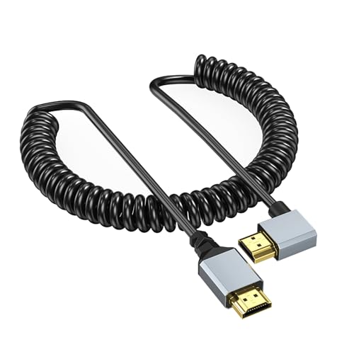 Qsvbeeqj Hochgeschwindigkeit HDTV Port 2.0 Federskabel Mit Rechtwinklem/gerade Männlich Für 4K Fernseher Und Computermonitore Qsvbeeqj Hochgeschwindigkeit HDTV Port 2.0 Federskabel Mit Rechtwinklem/gerade Männlich Für 4K Fernseher Und Computermonitore von Qsvbeeqj