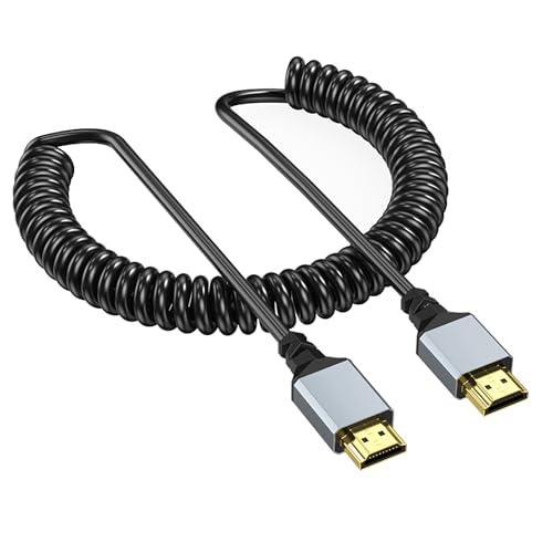 Qsvbeeqj Hochgeschwindigkeit HDTV Port 2.0 Federskabel Mit Rechtwinklem/gerade Männlich Für 4K Fernseher Und Computermonitore Qsvbeeqj Hochgeschwindigkeit HDTV Port 2.0 Federskabel Mit Rechtwinklem/gerade Männlich Für 4K Fernseher Und Computermonitore von Qsvbeeqj