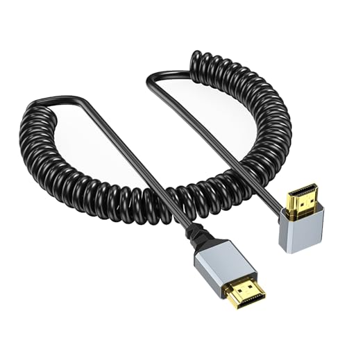 Qsvbeeqj Hochgeschwindigkeit HDTV Port 2.0 Federskabel Mit Rechtwinklem/gerade Männlich Für 4K Fernseher Und Computermonitore Qsvbeeqj Hochgeschwindigkeit HDTV Port 2.0 Federskabel Mit Rechtwinklem/gerade Männlich Für 4K Fernseher Und Computermonitore von Qsvbeeqj