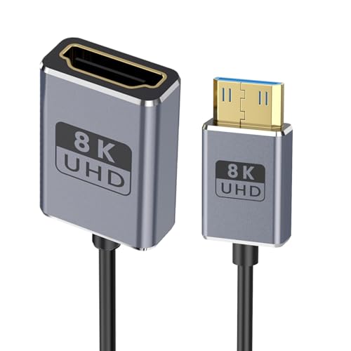 Qsvbeeqj Koaxial 8K 2.1 Version Miniatur Zu Einem Weiblichen HDTV Kabeladapterkabel Dünne 2 5 Mm Video Und Tonübertragung Qsvbeeqj Koaxial 8K 2.1 Version Miniatur Zu Einem Weiblichen HDTV Kabeladapterkabel Dünne 2 5 Mm Video Und Tonübertragung von Qsvbeeqj