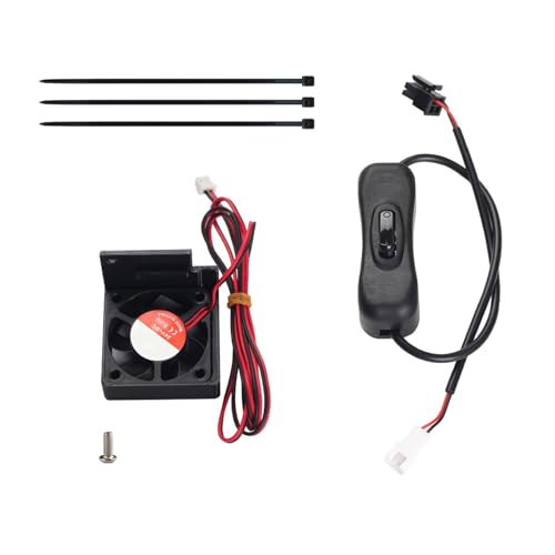 Qsvbeeqj Kühlventilator Für Labordrucker Extrudermotorkühlung Mit Geringem Geräuschpegel Und Starker Luft DC24V von Qsvbeeqj