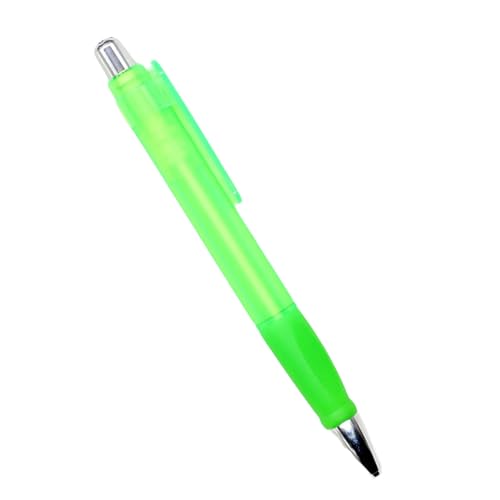 Qsvbeeqj Kugelschreiber mit schwarzer Tinte, 1,0 mm, großer breiter Griff, glatter Schreibstift, Druckstift, Schule, Bürobedarf von Qsvbeeqj