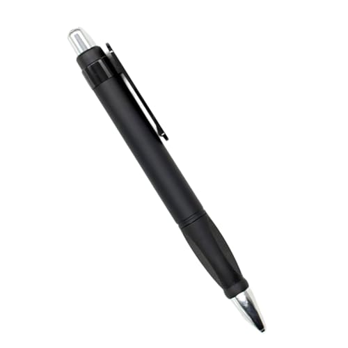 Qsvbeeqj Kugelschreiber mit schwarzer Tinte, 1,0 mm, großer breiter Griff, glatter Schreibstift, Druckstift, Schule, Bürobedarf von Qsvbeeqj