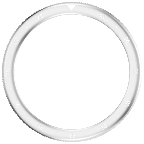 Qsvbeeqj Metalllünette mit moderiertem Displayschutz, elegante Metalllünette, Ersatz-Lünette, Smartwatch-Zubehör für 3/4 Qsvbeeqj Metalllünette mit moderiertem Displayschutz, elegante Metalllünette, Ersatz-Lünette, Smartwatch-Zubehör für 3/4 von Qsvbeeqj