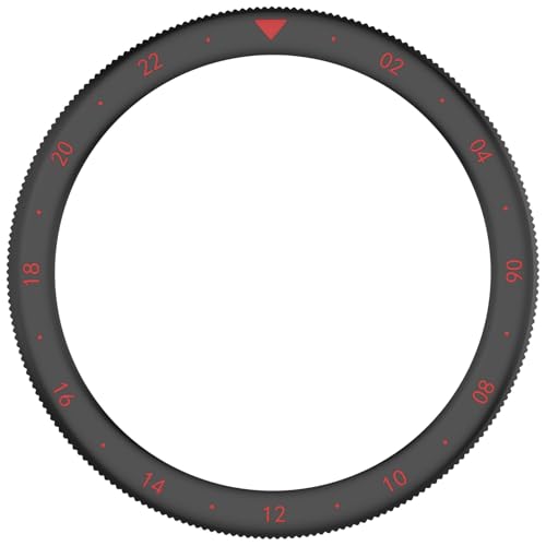 Qsvbeeqj Metalllünette mit moderiertem Displayschutz, elegante Metalllünette, Ersatz-Lünette, Smartwatch-Zubehör für 3/4 Qsvbeeqj Metalllünette mit moderiertem Displayschutz, elegante Metalllünette, Ersatz-Lünette, Smartwatch-Zubehör für 3/4 von Qsvbeeqj