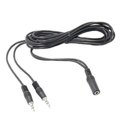 Qsvbeeqj Professionell 3 5 Mm Weiblich Bis 2x 3 5 Mm Männlicher Y Splitter Kabellinienverbindungsadapter Draht Für Stereogeräte Qsvbeeqj Professionell 3 5 Mm Weiblich Bis 2x 3 5 Mm Männlicher Y Splitter Kabellinienverbindungsadapter Draht Für Stereogeräte von Qsvbeeqj